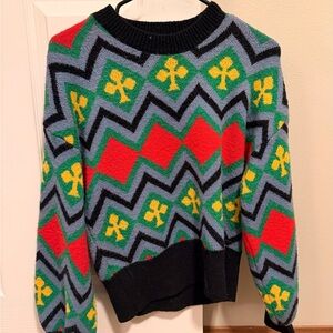 Cider Multicolor Chevron Sweater